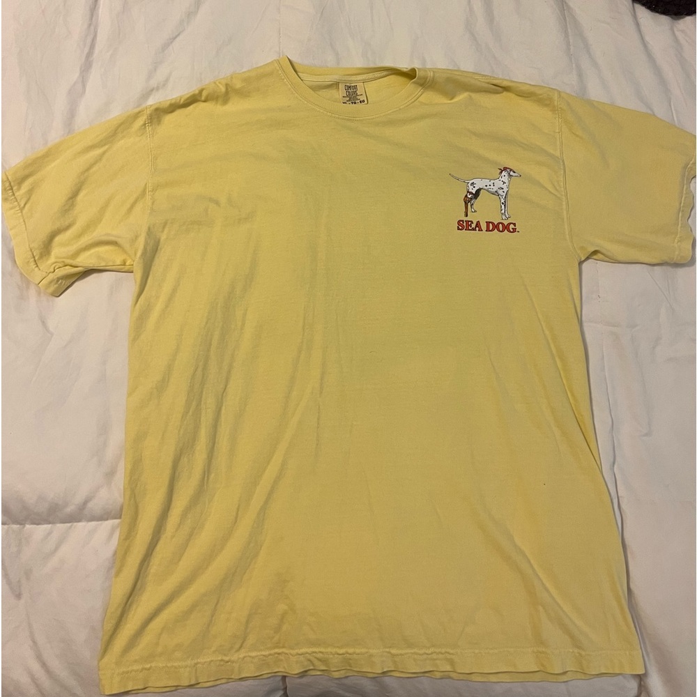 Cape San Blas Seadog Comfort Color Shirt, Size XL.